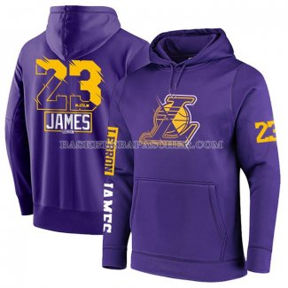 Veste a Capuche Los Angeles Lakers LeBron James Volet